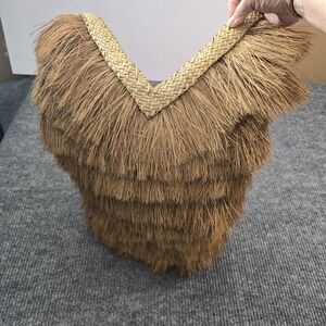 Mid Century Philippine Ifugao Hunter's Backpack With Rain Cover